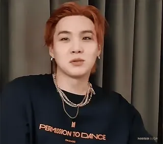 ☁️ 4ce3533f PERMISSION TO DANCE kpop, bts, min yoongi, permission to dance, เพลงเกาหลี telegram sticker