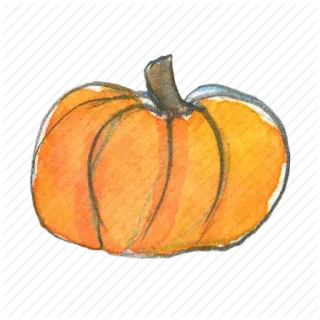 🍂 ce916f99 citrouille, halloween, automne, automne, orange, légume, courge whatsapp sticker