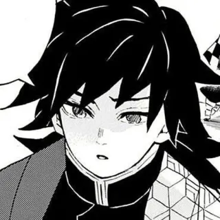 ⚠ 1eb335cc Giyu Tomioka Demon Slayer アニメ, マンガ, 冨岡義勇, 鬼滅の刃, キャラクター telegram sticker