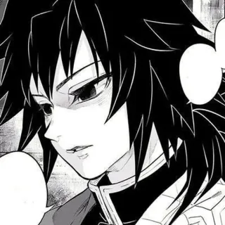 ⚠ 8e912ad7 Giyu Tomioka Demon Slayer アニメ, マンガ, 鬼滅の刃, 冨岡義勇, キャラクター telegram sticker