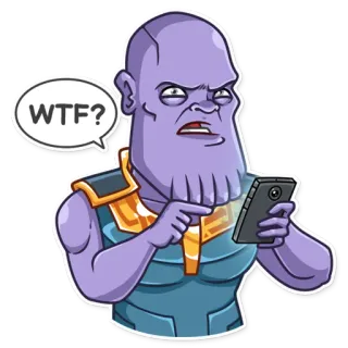 Thanos telegram stickers