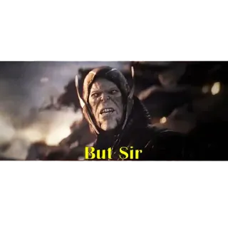 😐 1738b27d Ebony Maw Avengers: Infinity War But Sir Marvel, Bösewicht, Butler, Filme, Avengers telegram sticker