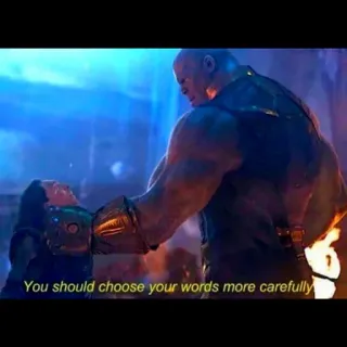 Thanos  by @Thanos_memes telegram stickers