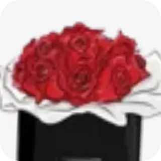 👍 62a5b431 玫瑰, 花艺, 红花, 礼物, 花束, 花, 花卉, 浪漫 telegram sticker