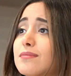 🙁 94969cb7 Frau, Gesicht, Porträt, Brünette, Ausdruck telegram sticker