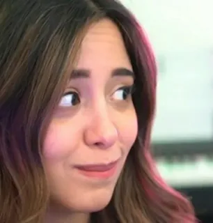 😅 f5ac8909 Frau, Porträt, Gesicht, Person, Brünette telegram sticker