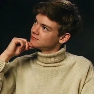 👤 3baedfe6 Thomas Brodie-Sangster ator, retrato, celebridade, pessoa, homem telegram sticker
