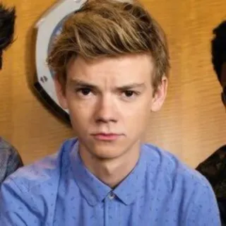 👤 9c4a4643 Thomas Brodie-Sangster ator, pessoa, retrato, Thomas Brodie-Sangster telegram sticker