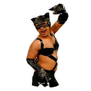 ๐บ 070ae12c cat, leather, fetish, costume, gloves telegram sticker
