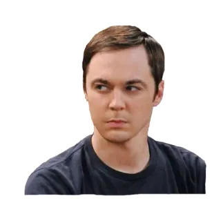 ๐ 489a8211 Sheldon Cooper The Big Bang Theory nerd, sitcom, tv, smart, cooper telegram sticker