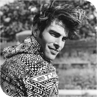 📎 4d2b16da đàn ông, chân dung, người mẫu, áo hoodie, phong cách telegram sticker