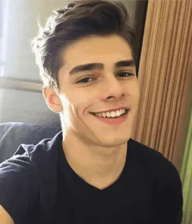 📎 c08adeab người đàn ông, chân dung, cười, selfie, người, nam, trẻ telegram sticker