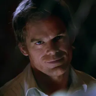 😊 07697132 Dexter Morgan Dexter serial killer, analista del sangue, crimine, serie TV telegram sticker