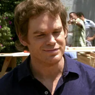 😁 6ec9abb5 Dexter Morgan Dexter serial killer, analista di schizzi di sangue, crimine, indagine, psicopatico telegram sticker