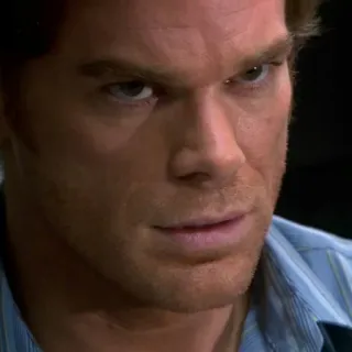 😒 9ef01ce1 Dexter Morgan Dexter serial killer, crimine, serie tv, giustiziere, analisi sangue telegram sticker