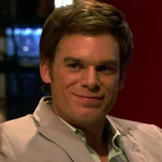 😁 f7bc0c93 Dexter Morgan Dexter Dexter, serial killer, serie TV, crimine, Michael C. Hall telegram sticker