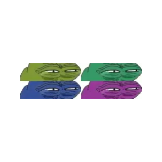 😂 a90f0a08 Pepe the Frog Pepe the Frog, meme, internet culture, frog, internet meme telegram sticker