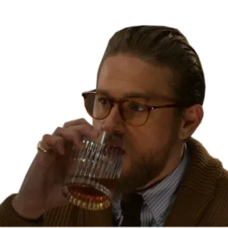 🥃 849d9269 man, drinking, alcohol, glass, person telegram sticker