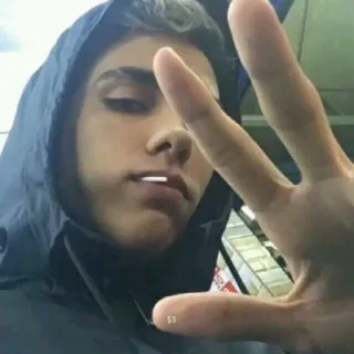 ✌️ 61189405 Remaja, Hoodie, Potret, Anak laki-laki whatsapp sticker