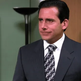 😆 30a3c1eb Michael Scott The Office The Office, Michael Scott, Steve Carell, Komedi, Serial TV telegram sticker