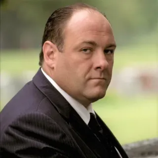 π€ 4f766530 Tony Soprano The Sopranos mobster, crime, drama, tv, sopranos whatsapp sticker