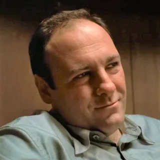 π cd03bb59 Tony Soprano The Sopranos crime, drama, tv series, mafia whatsapp sticker