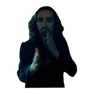 👊 11cdd617 Klaus Hargreeves The Umbrella Academy tv serie, personage, Klaus, Robert Sheehan, Umbrella Academy, klappen telegram sticker