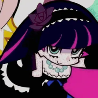 💗 9bcf8cee Stocking Panty & Stocking with Garterbelt อนิเมะ, มังงะ, Stocking, Panty & Stocking, ตัวละคร telegram sticker