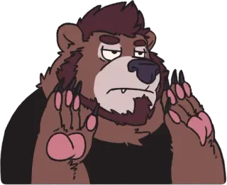 😘 9fbbea85 곰, 만화, 동물, 귀여운, 웃긴 whatsapp sticker