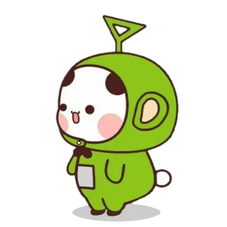 💚 703cf319 Мультфильм, Животное, Панда, Милый telegram sticker