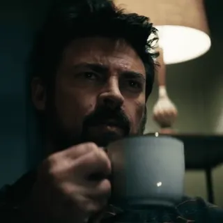 ☕️ a39b3eef Billy Butcher The Boys Billy Butcher, The Boys, Karl Urban, Antybohater, Herbata whatsapp sticker