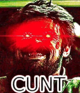 🤬 f7cd9726 CUNT 攻撃的, 侮辱, 罵倒, 卑猥 telegram sticker