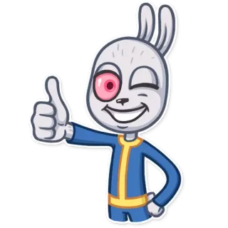Not Your Bunny whatsapp stickers