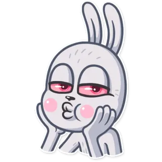 Not Your Bunny telegram stickers