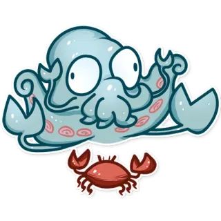 Cthulhu calls telegram stickers