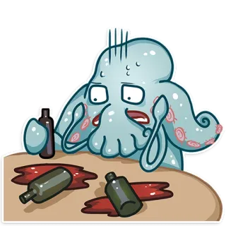 Cthulhu calls telegram stickers