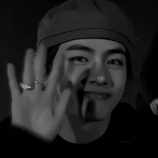 🖤 0677b64d V kpop, วี, แทฮยอง, bts, ไอดอล telegram sticker