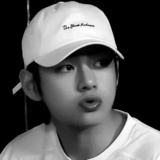 🖤 20acbcc4 The Black Reducer หน้า, คน, ผู้ชาย, หมวก, สีขาว, ขาวดำ telegram sticker