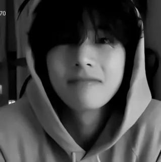 🖤 c4b452a3 ผู้ชาย, เสื้อฮู้ด, คน, ขาวดำ, เฉดสีเทา telegram sticker