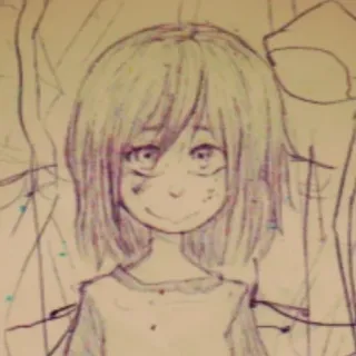 🙂 37887f6d การ์ตูน, ผู้หญิง, สเก็ตช์, ภาพวาด, ภาพเหมือน telegram sticker