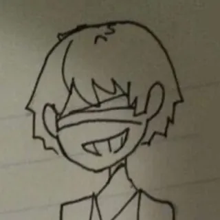 😁 a4721297 ภาพวาด, ภาพสเก็ตช์, การ์ตูน, ตัวละคร telegram sticker