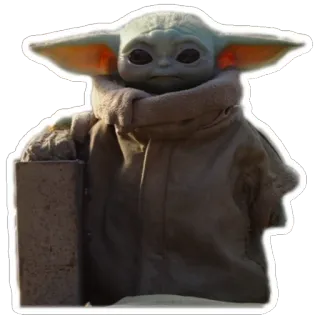 👋 6d9da264 Grogu The Mandalorian Grogu, Baby Yoda, The Mandalorian, Star Wars, cute, child, alien telegram sticker