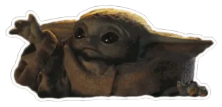 👋 766b06cb Grogu The Mandalorian Grogu, Baby Yoda, The Mandalorian, Star Wars, cute, sticker telegram sticker