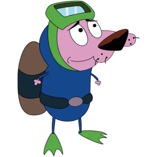 Courage The Cowardly Dog telegram stickers