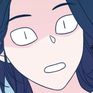 🖤 3c28a2ee アニメ, 顔, 表情, ショック, アニメ telegram sticker