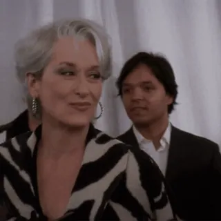 📸 3876a9f2 Miranda Priestly The Devil Wears Prada mode, film, baas, serieus, vrouw telegram sticker