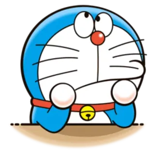 🙄 6d42f76f Doraemon doraemon, anime, hoạt hình, mèo, robot, xanh dương telegram sticker
