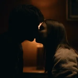 🥰 6cb2099c จูบ, โรแมนติก, คู่รัก, ความรัก, เงา telegram sticker