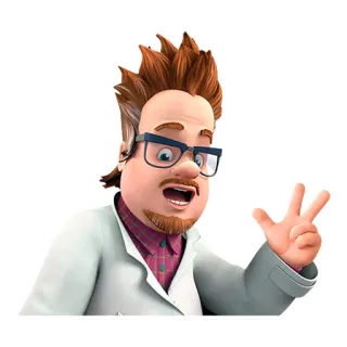 The Fixiki @r_o_o_m telegram stickers