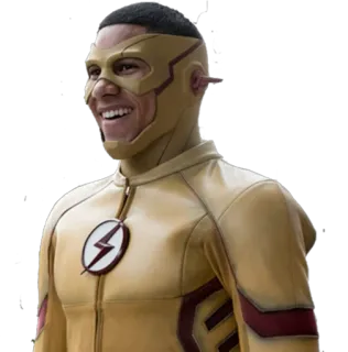 😁 1cbe01b4 Kid Flash The Flash Kid Flash, superhero, DC Comics, speedster, acara TV whatsapp sticker